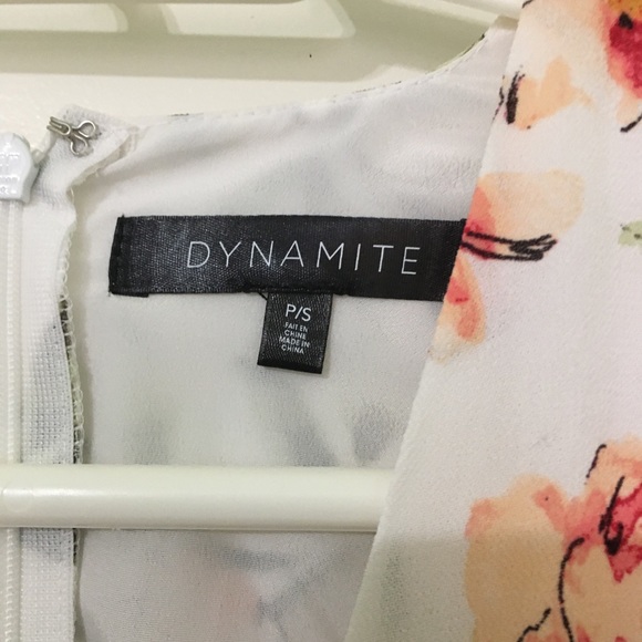 Floral Midi Dress Empire Waist Dynamite - Picture 2 of 5